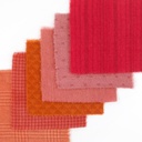5" x 5" Textural Paint Chips - Orange