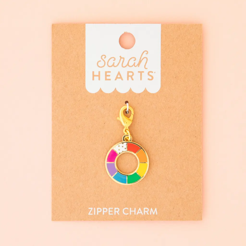 [C-ZC01] Color Wheel Zipper Charm