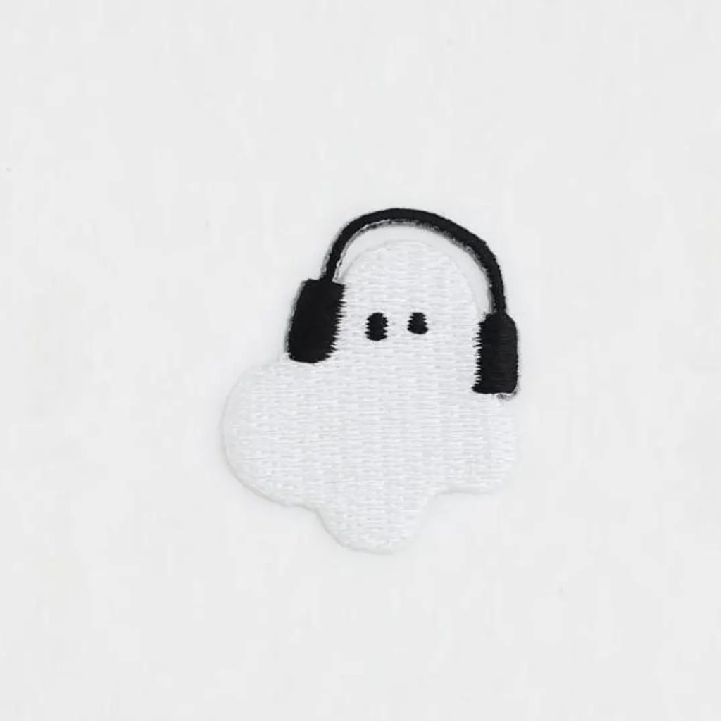 [16-8680] Daruma Embroidered Sticker (Music)