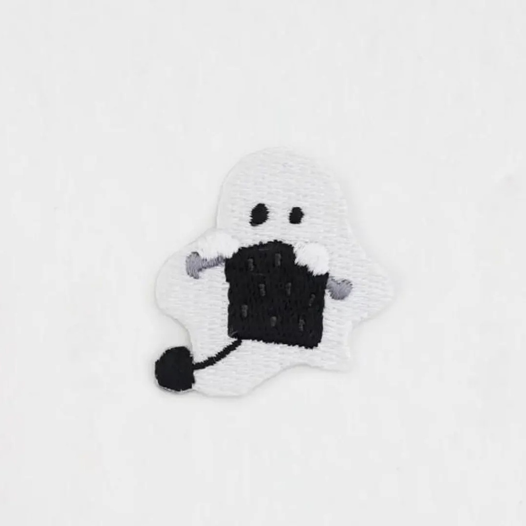 [17-8680] Daruma Embroidered Sticker (Knitting)