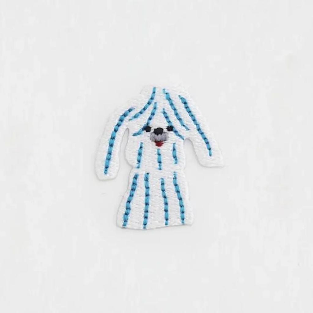 [21-8680] Daruma Embroidered Sticker (Floppy)