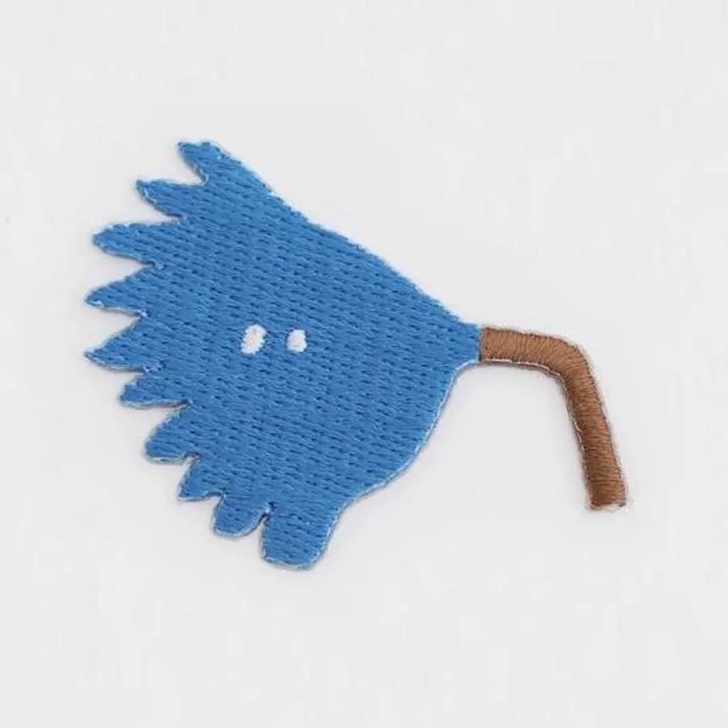 [22-8680] Daruma Embroidered Sticker (Splash Boy)