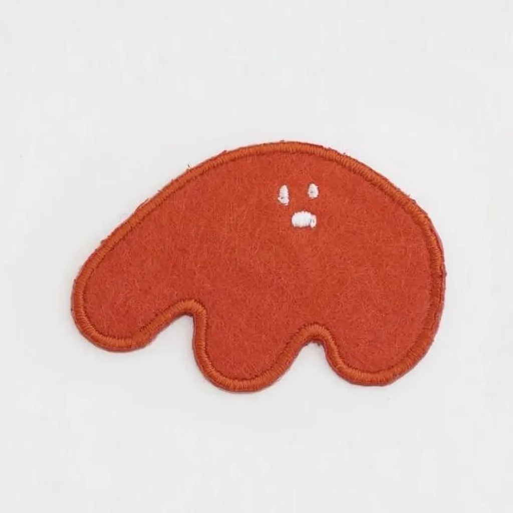 [23-8680] Daruma Embroidered Sticker (Patch Boy No. 1)