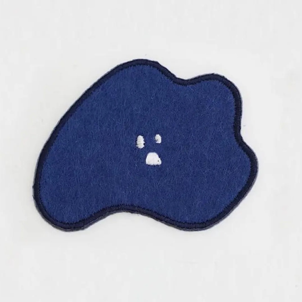 [24-8680] Daruma Embroidered Sticker (Patch Boy No. 2)