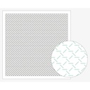 Woven Bamboo, Sashiko Cloth, White