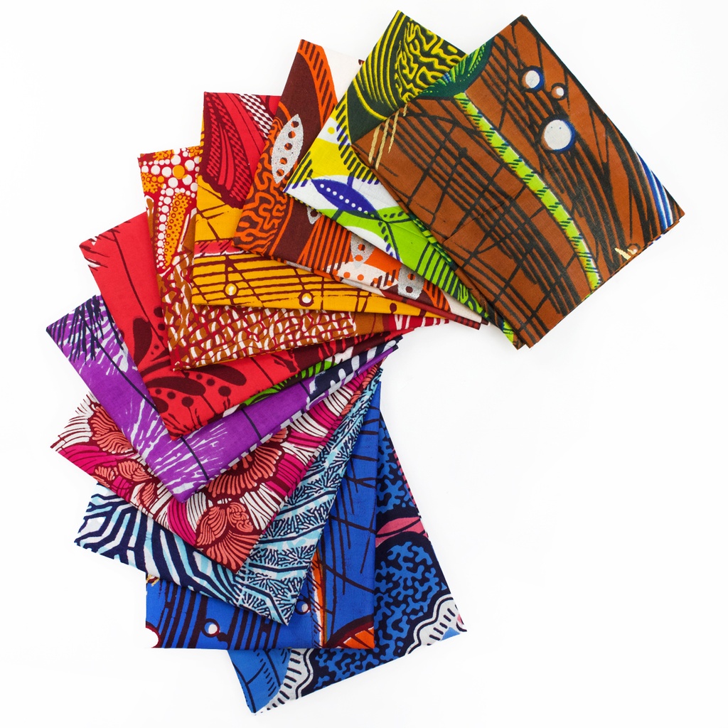 [FBPK_371] Ivory Coast Wax Print Fat ⅛ Bundle