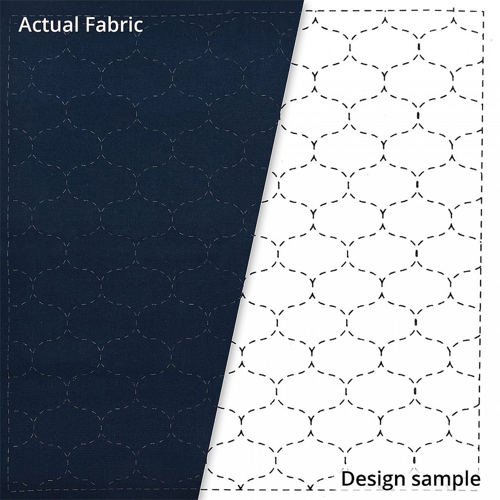 Olympus Sashiko Sampler, Hoshi-Ami, Navy
