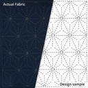 Olympus Sashiko Sampler, Asa-No-Ha, Navy