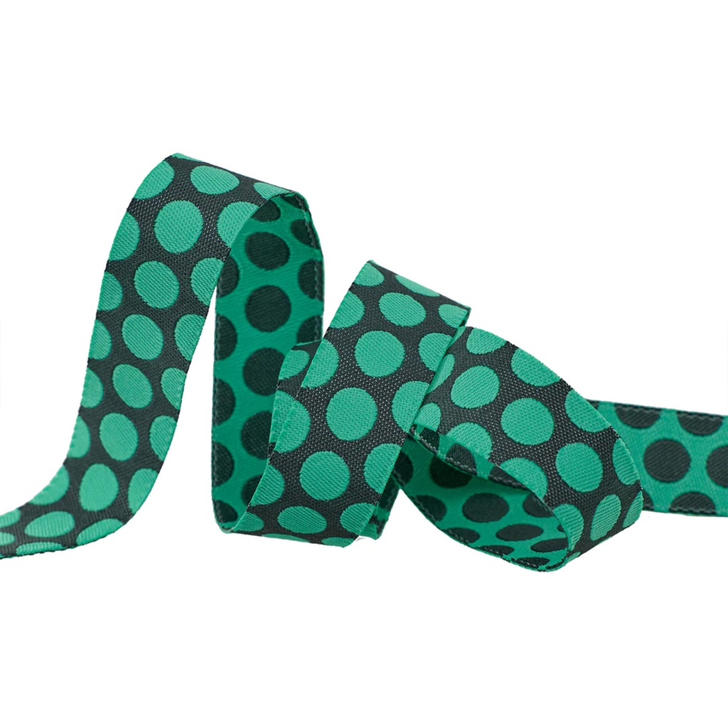 [RBYD_TK-109-4] Ribbon Yardage - Dinosaur Eggs in Storm