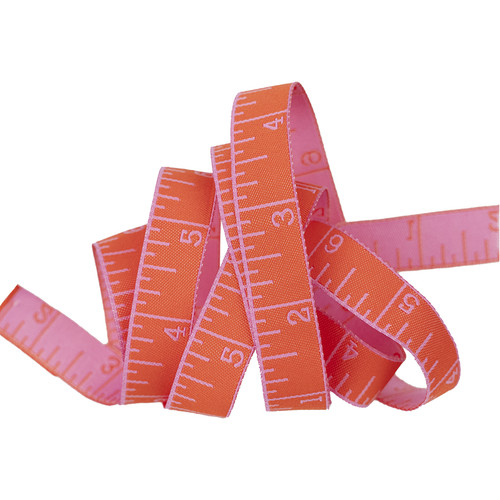 Ribbon Yardage - Measure Twice, Sweet Tomato