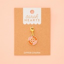 Round Quilt Star Zipper Charm