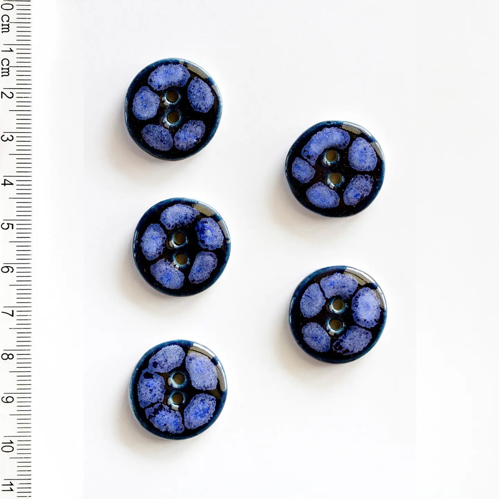 [L305] Blue with Dots Buttons