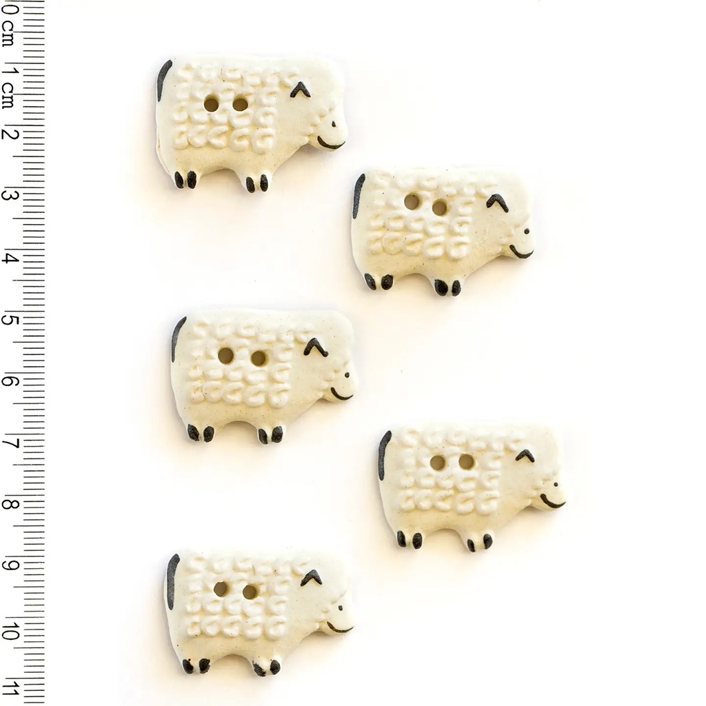 Textured Sheep Buttons