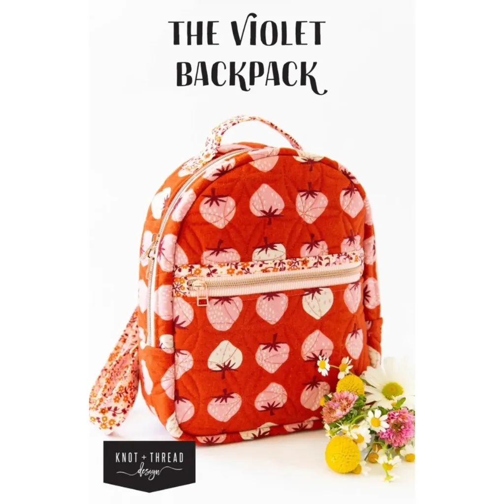 The Violet Backpack Pattern, Knot + Thread Designs