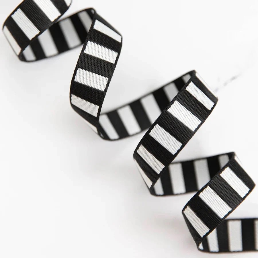 1" Wide Bold Stripe Webbing