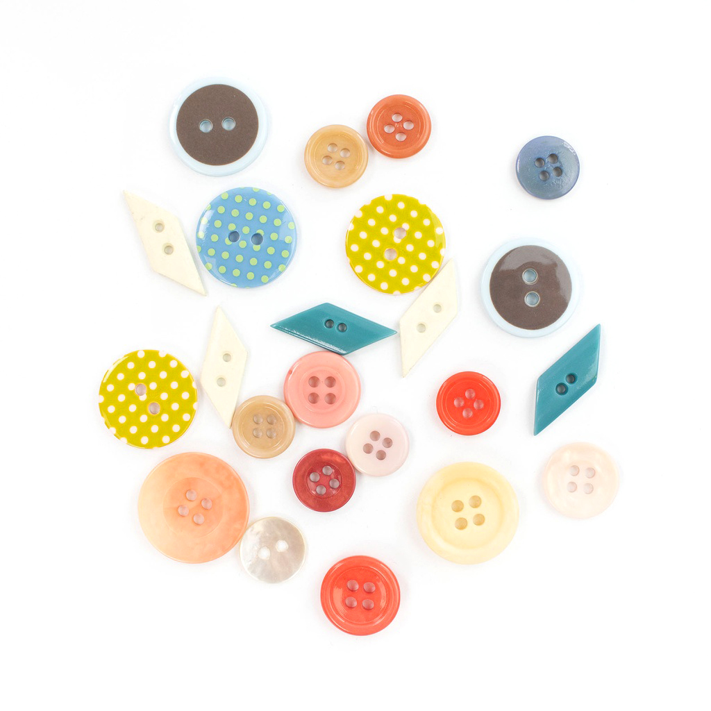 Spring Treasures  Button Pack  