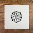 HOB Lady Grey Mandala Embroidery Kit
