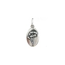 Poppy Oval Charm