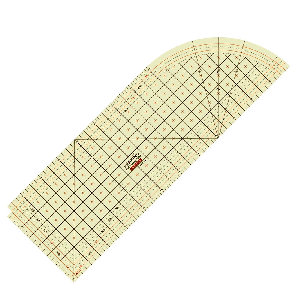 [KEAR_HIR-12x4] Hot Ironing Ruler (12" x 4")