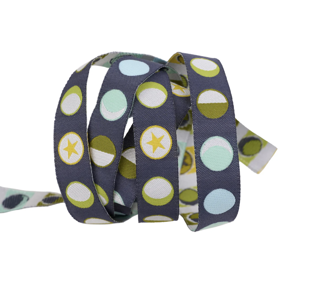 [RBYD_TK-127-02] Ribbon Yardage - Phases, Starlight 