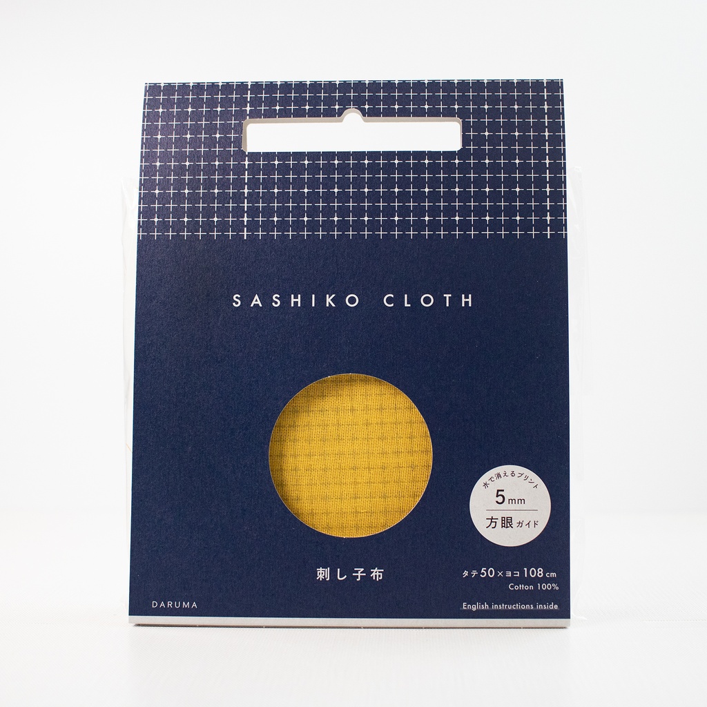 [8590-4] Daruma Sashiko Cloth (Mustard)