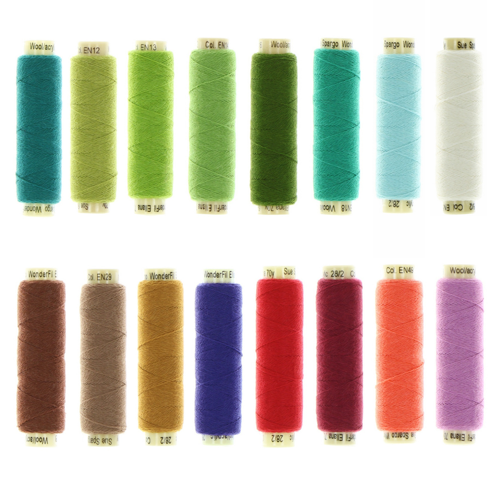 [KT_SSCT-02] Stitch Along, Christmas Tree Pillow Kit (Applique Thread Pack)