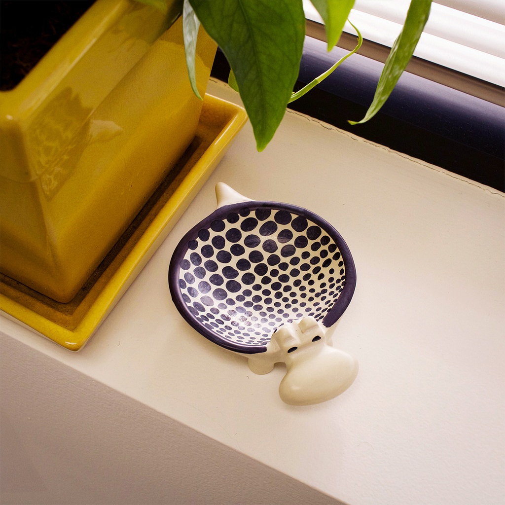 Soapstone Hippo Bowl 