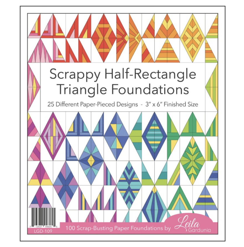 [NOT_GD109] Scrappy Half-Rectangle Triangle Foundation Pad