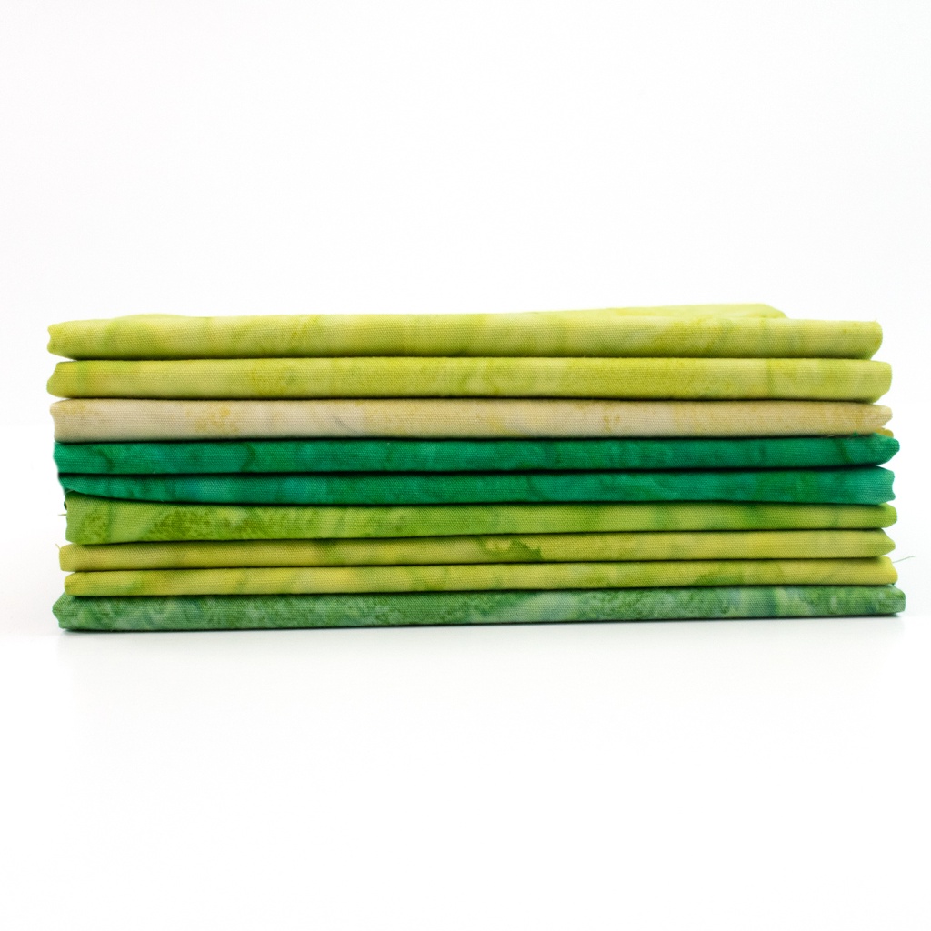 [FBPK_325] Spring Party Hand Dyed Batik FQ Bundle