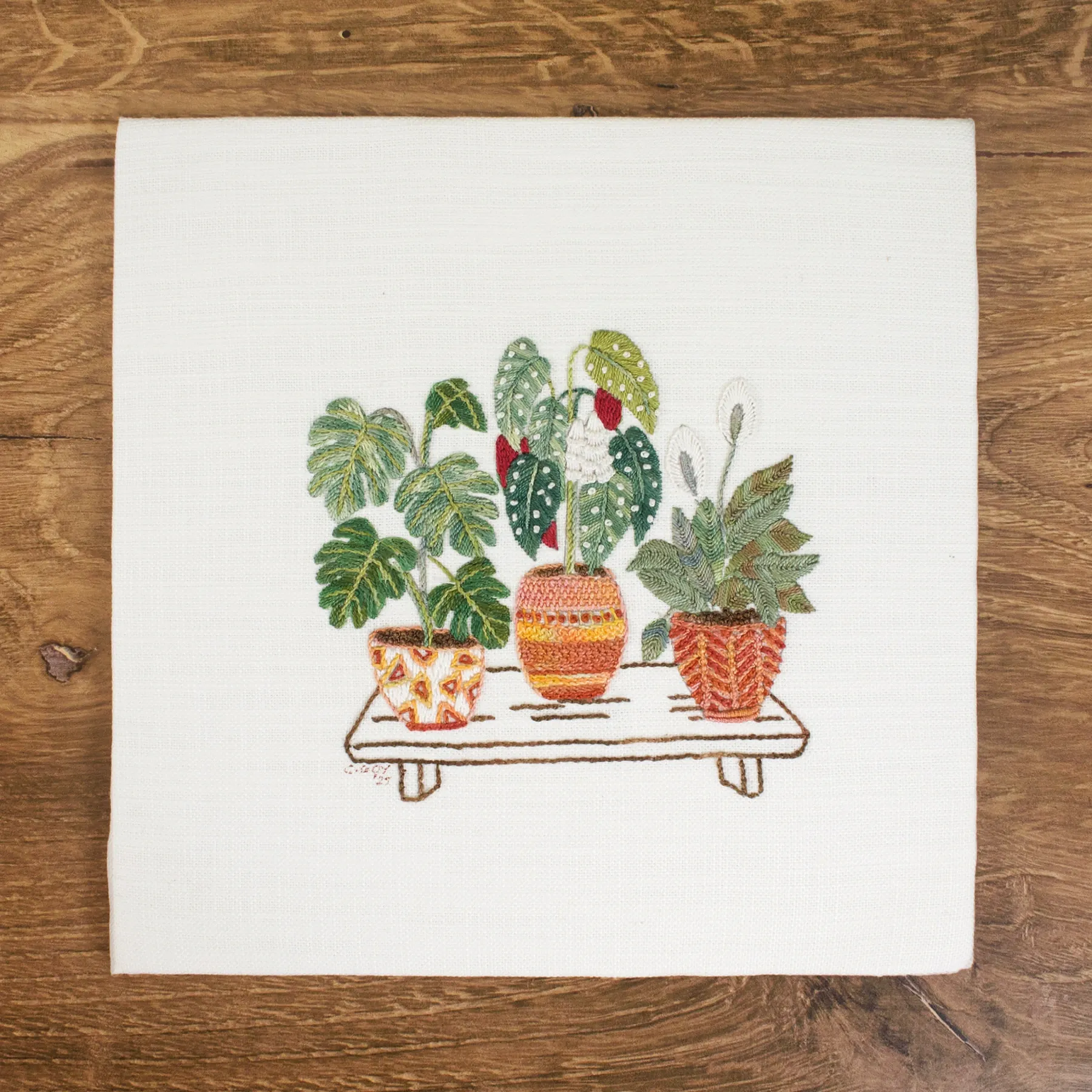 [HOB-P08KIT-HOH] HOB Houseplant Haven Embroidery Kit