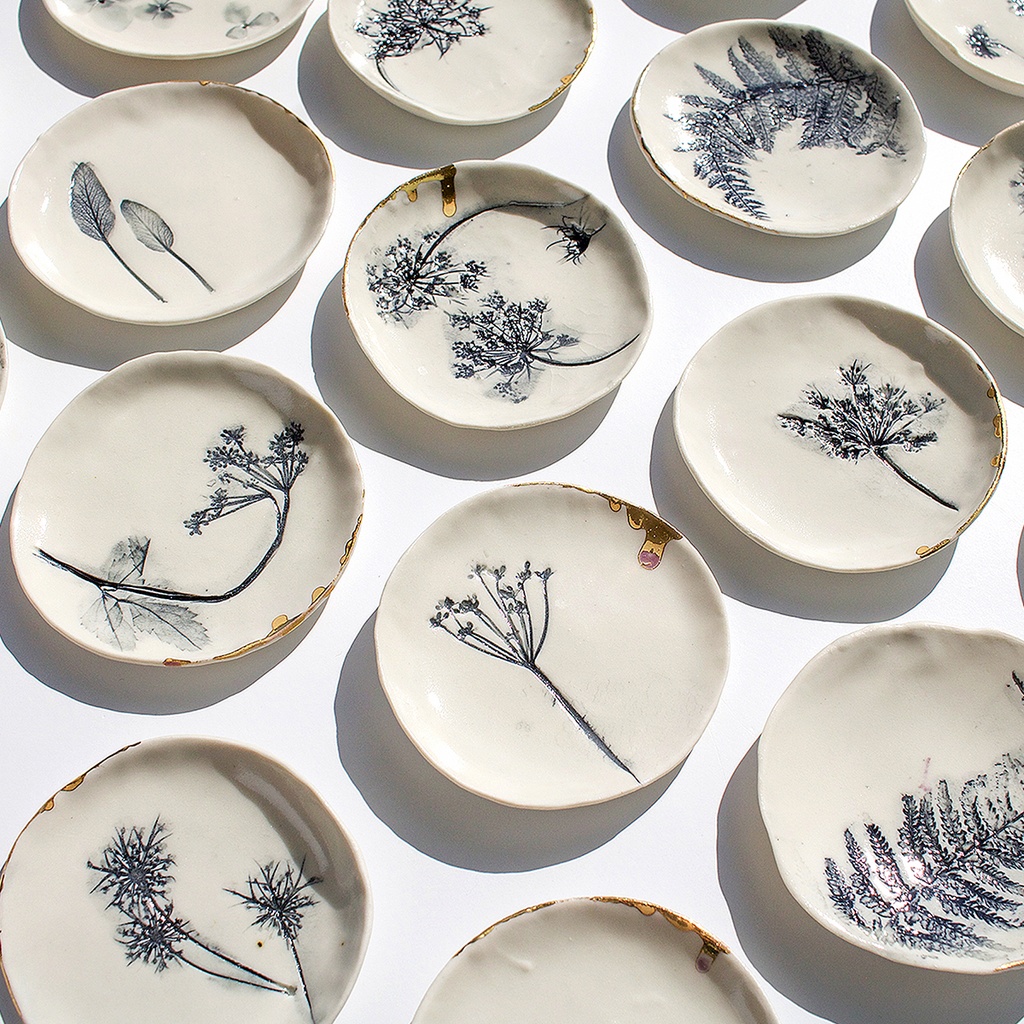 [NAPRD-1] Nature Print Ring Dish
