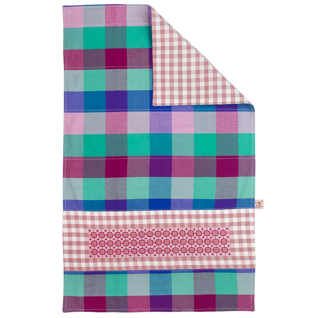 [KT_CSTT-RM] Chicken Scratch Tea Towel Kit (Raspberry Mint)