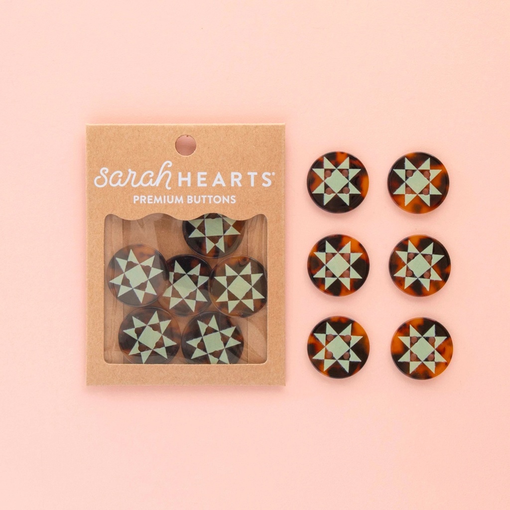 Quilt Star Button Pack  