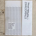 Diagonals - Minimal Mending + Embellishment Transfer