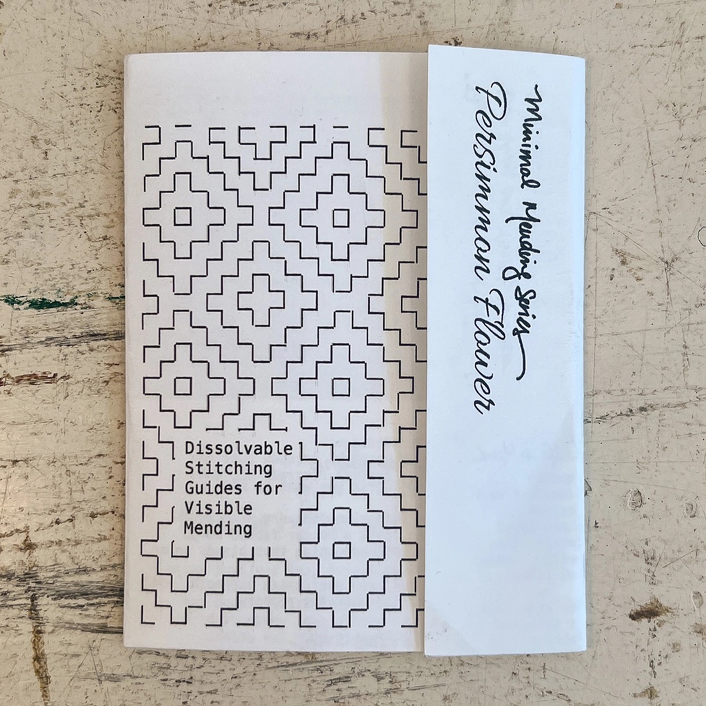 [NOT_PER-1] Persimmon Flowers - Minimal Mending + Embellishment Transfer