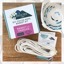 Coiled Rope Basket Kit, Basket with Handles