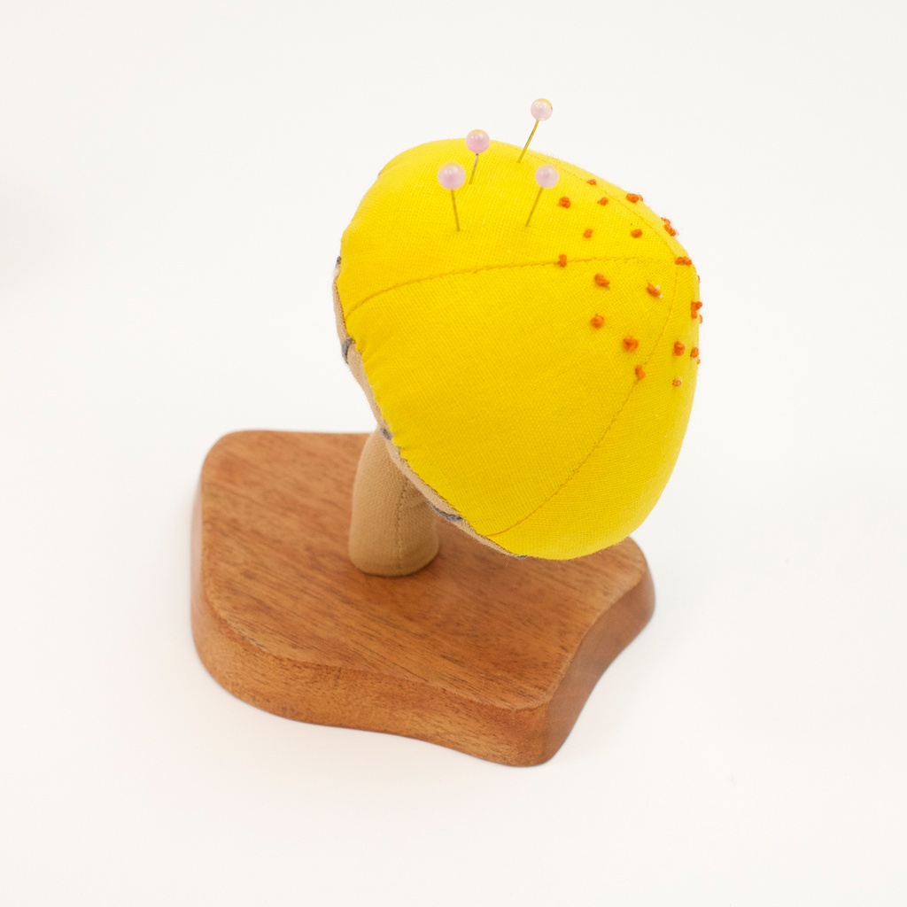 [MMR440] Mushroom Pincushion (Yellow)