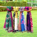 Assorted Cotton Kantha Scarf