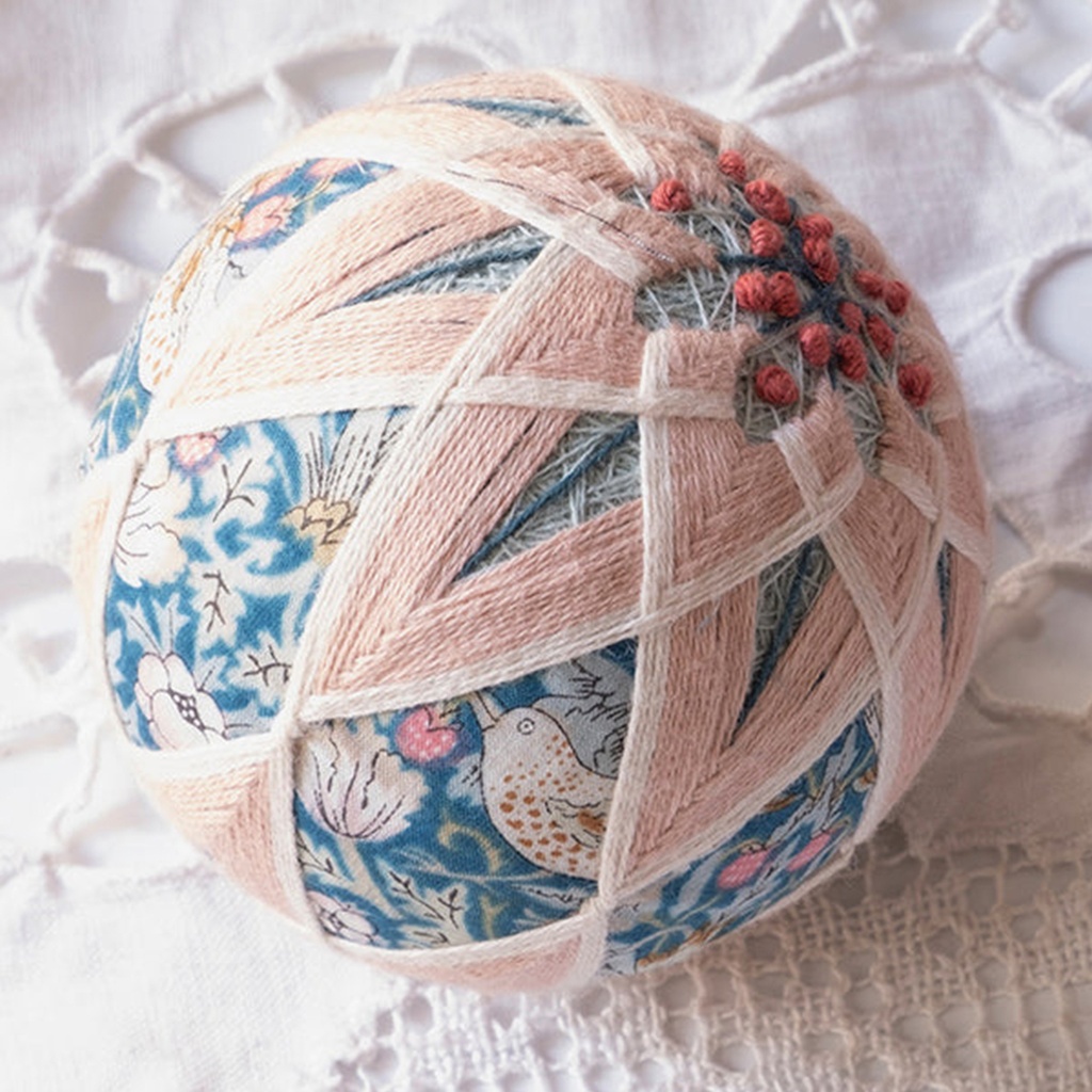 Temari Kit - Strawberry Thief