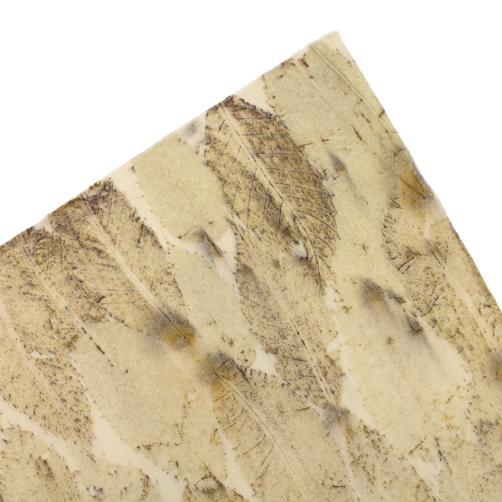 Eco Print Wool Fat 1/4 - Chinese Chestnut