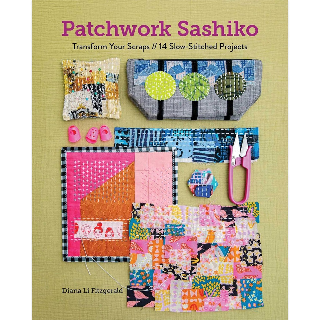 [BK_11614] Patchwork Sashiko Book