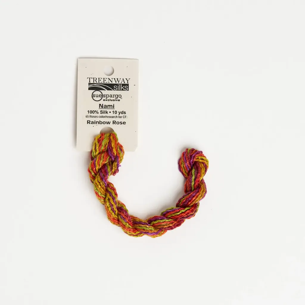 Nami Silk Thread - Rainbow Rose