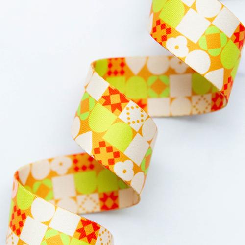 1- 1/2" Webbing - Blocked In Goldenrod