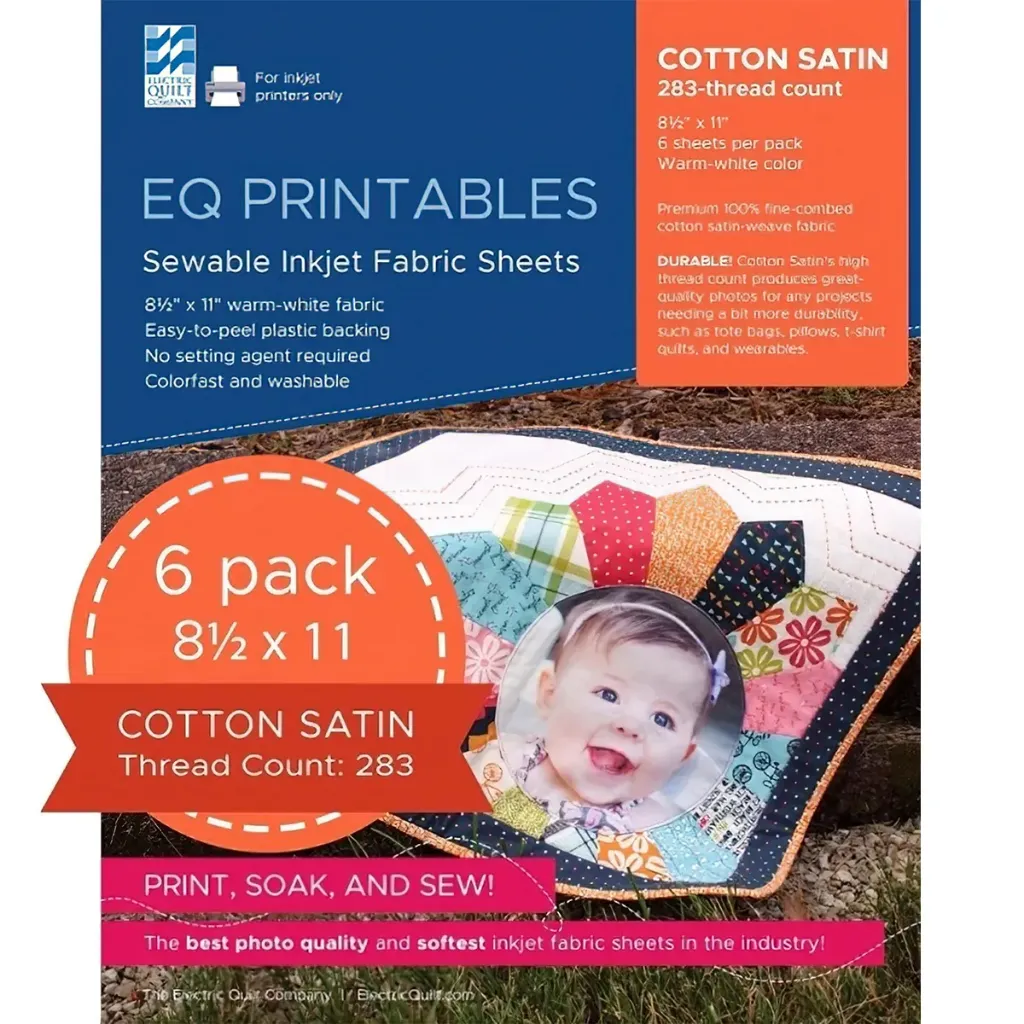 Inkjet Fabric Sheets - 6 pack