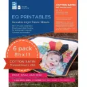 Inkjet Fabric Sheets - 6 pack