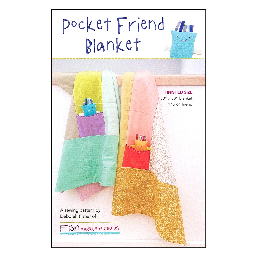 [PATT_3814] Pocket Friend Blanket Pattern