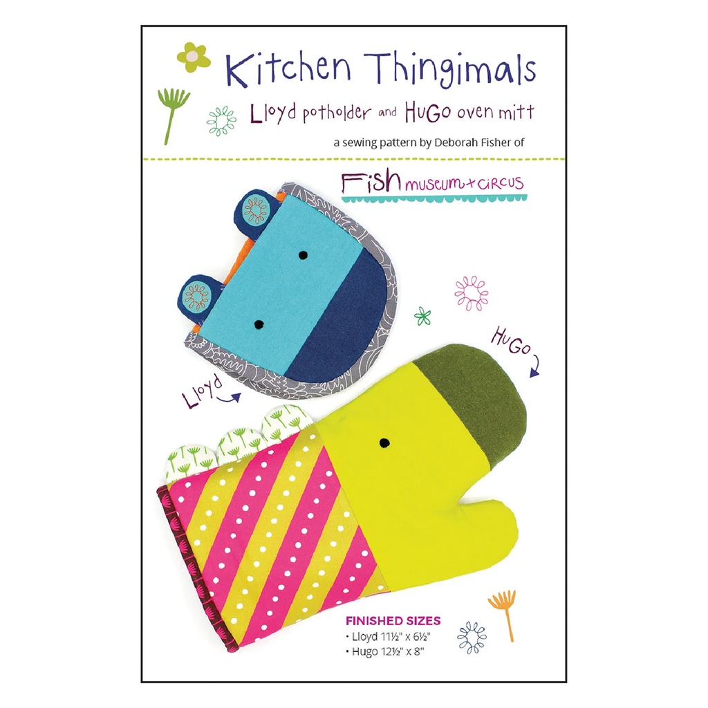 [PATT_7206] Kitchen Thingimals Pattern