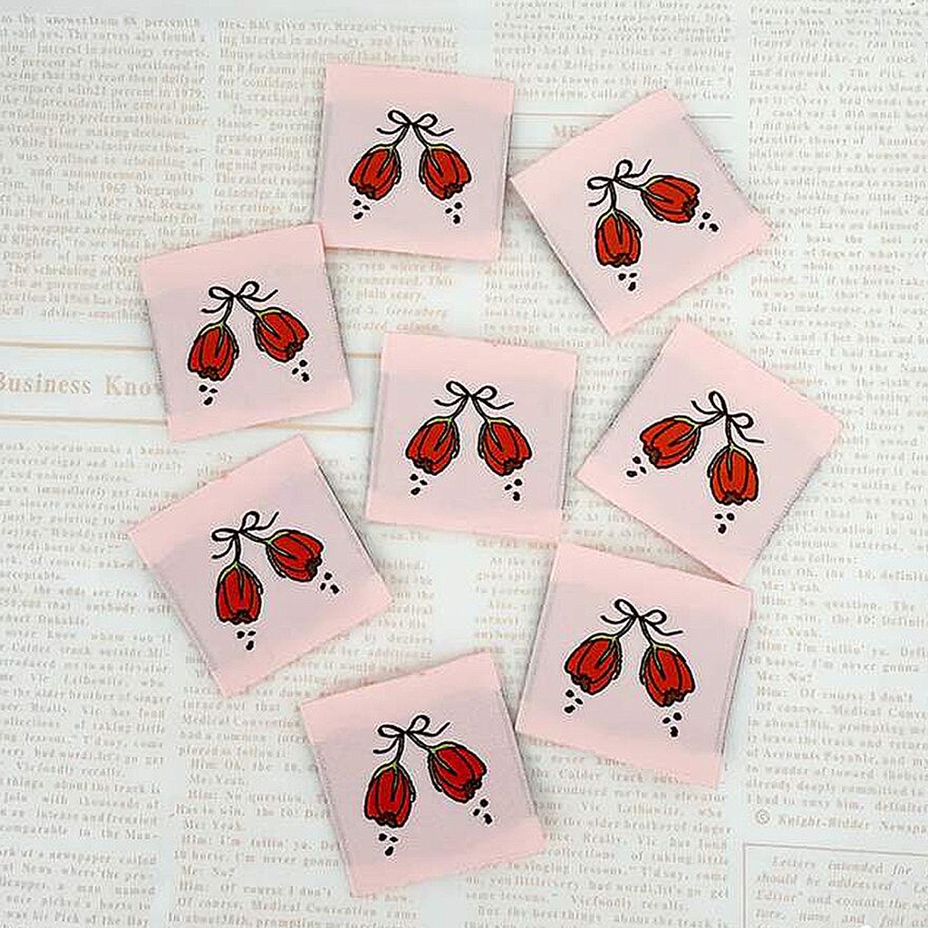 [LABEL_SIWL11] Tulip Sewing Woven Labels, 8pk