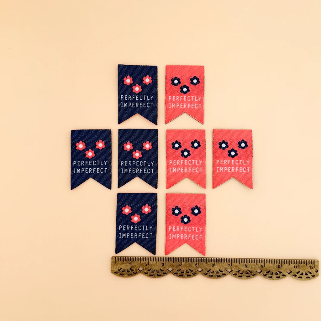 [LABEL_SIWL43] Perfectly Imperfect Sewing Woven Labels, 8pk