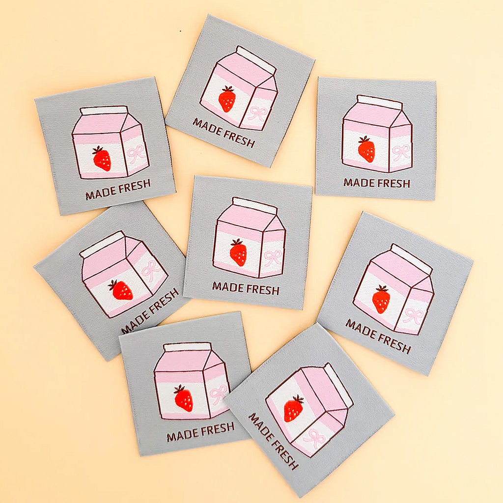 [LABEL_SIWL42] Made Fresh Sewing Woven Labels, 8pk